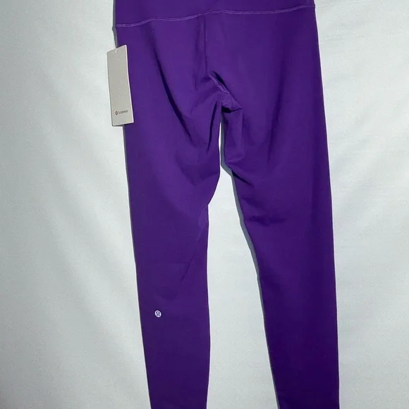 NWT lululemon wunder train HR tight 28 inch college purple - Picture 2 of 4